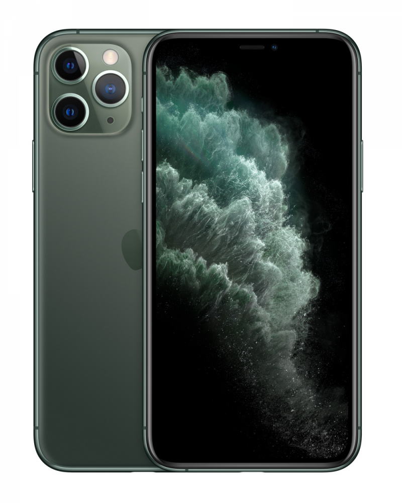 Apple iPhone 11 Pro, 64GB, Verde Noche - Renewed by Apple