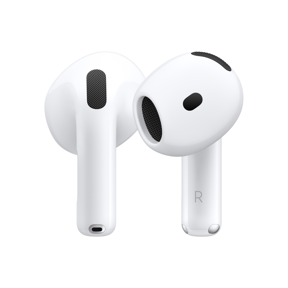 Apple AirPods ( 4ta. Generación ), Inalámbrico, Bluetooth, USB-C, Blanco - Incluye Estuche de Carga Alámbrico