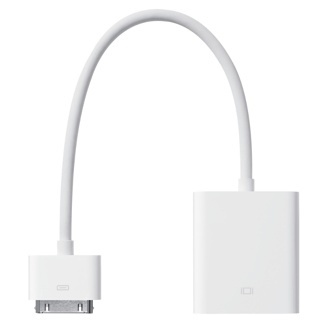 Apple Adaptador iPad/iPod/iPhone - VGA, Blanco