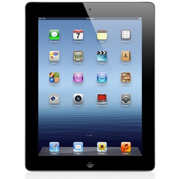 Apple iPad 9.7'', 16GB, 1920 x 1080 Pixeles, iOS 5, WiFi + Cellular, Negro (4ta Generación)