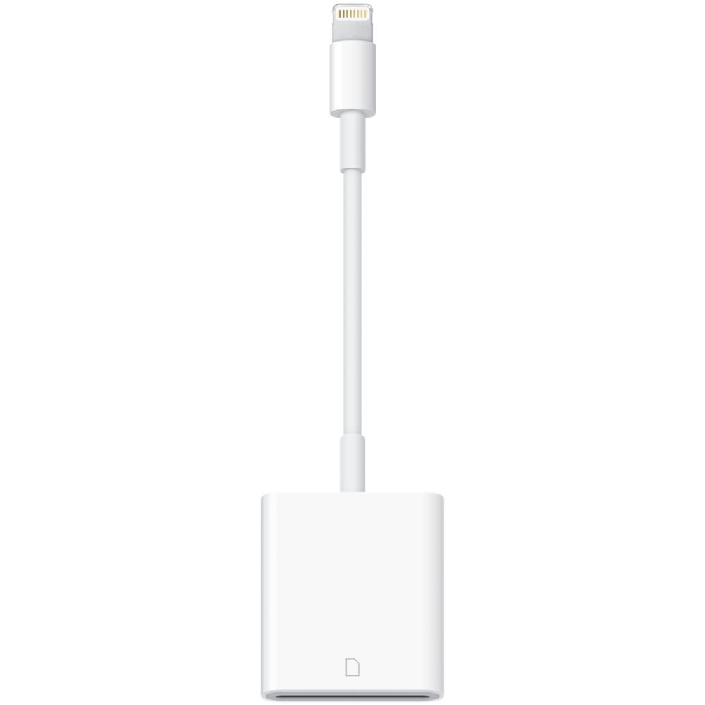 Apple Adaptador Lightning a Lector de Tarjeta SD para Cámara, para iPad 4Gen/iPad mini