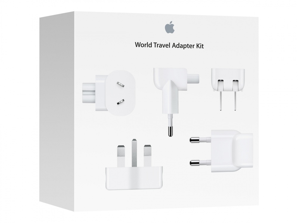 Apple Kit de Adaptadores para Viajes Internacionales, Blanco