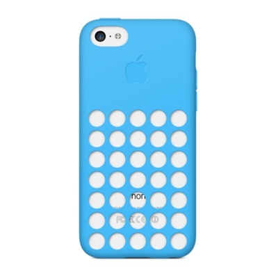 Apple Funda de Silicona para iPhone 5c, Azul