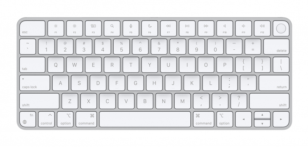 Apple Teclado Magic MK293LL/A, Inalámbrico, USB/Bluetooth, Blanco (Inglés)