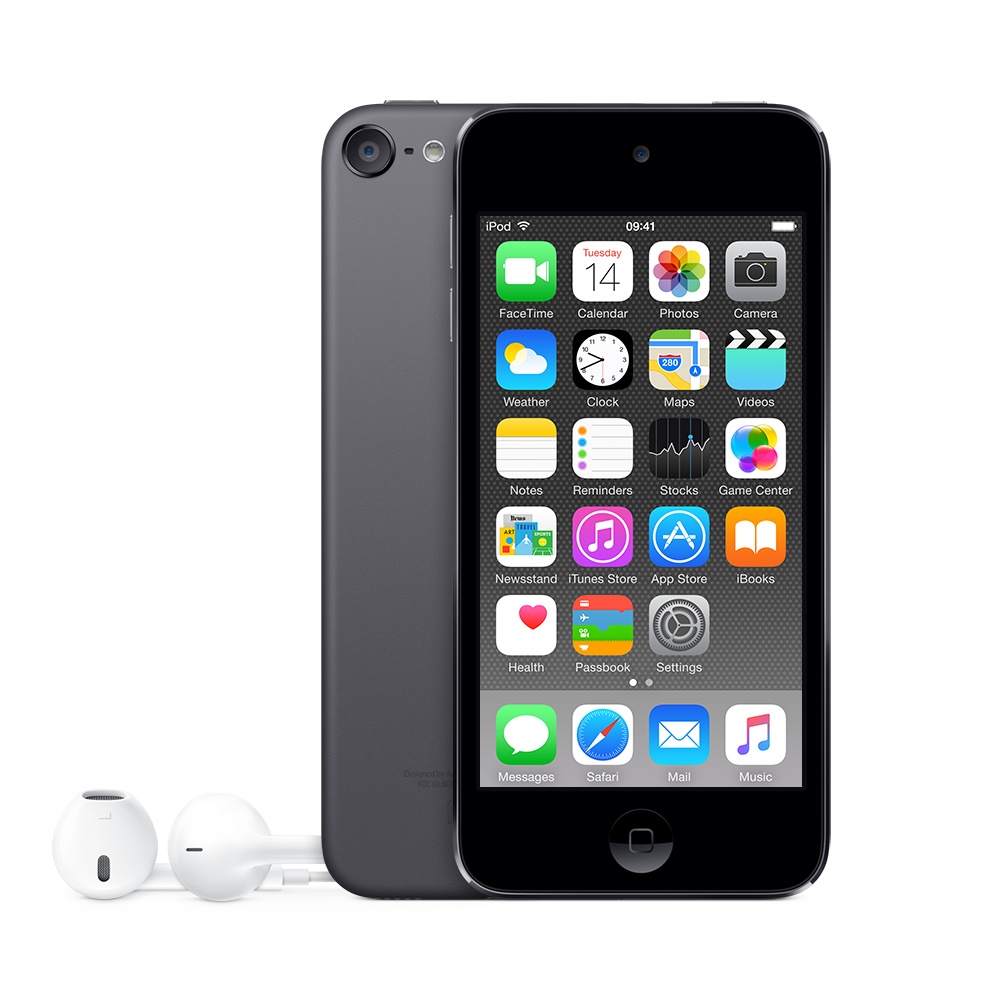 Apple iPod Touch 128GB, 8MP + 1.2MP, iOS 8, Bluetooth 4.1, Gris Espacial