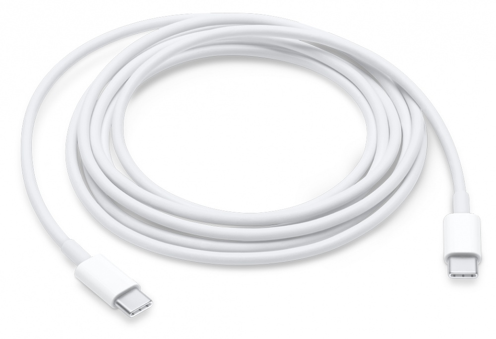 Apple Cable de Carga USB-C Macho - USB-C Macho, 2 Metros, Blanco, para MacBook