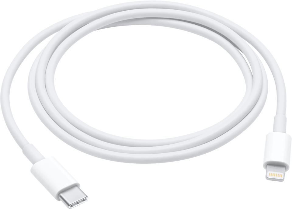 Apple Cable Lightning Macho - USB C Macho, 1 Metro, Blanco