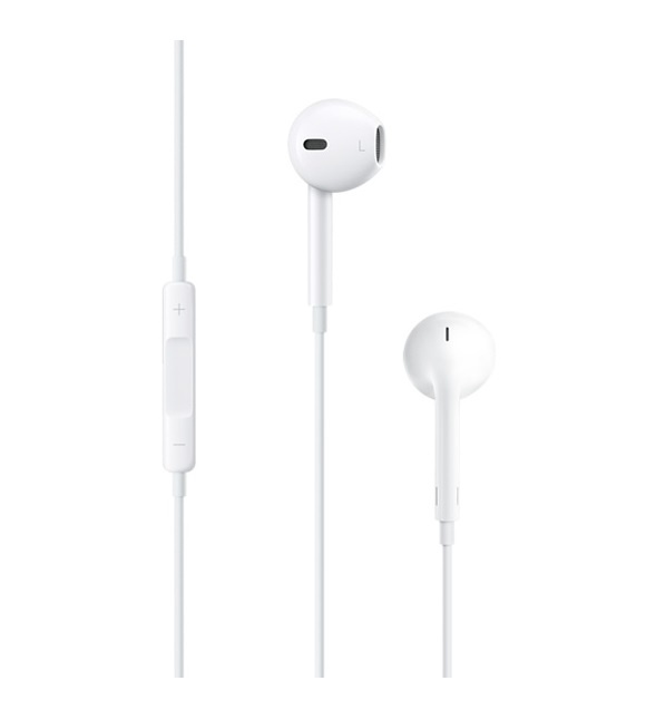 Apple EarPods con Control Remoto, Alámbrico, 3.5mm, Blanco