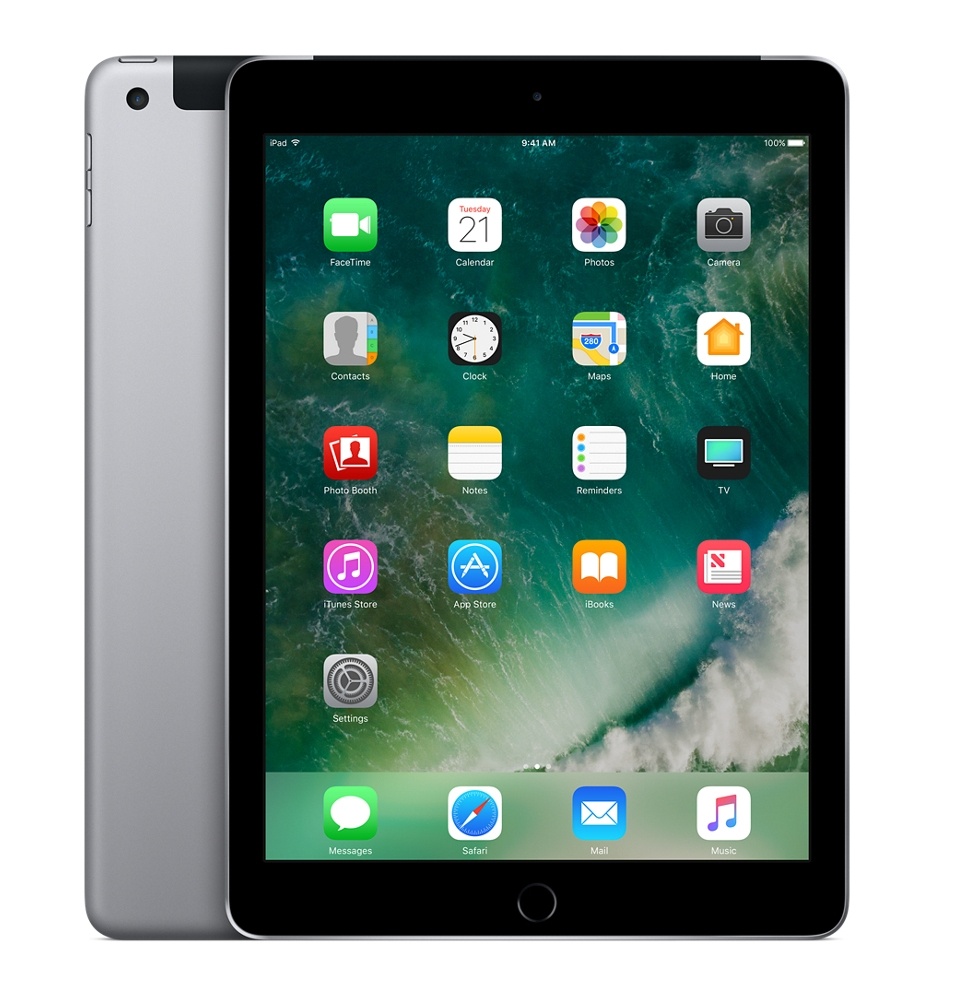Apple iPad Retina 9.7", 128GB, WiFi + Cellular, Gris Espacial (Agosto 2017)