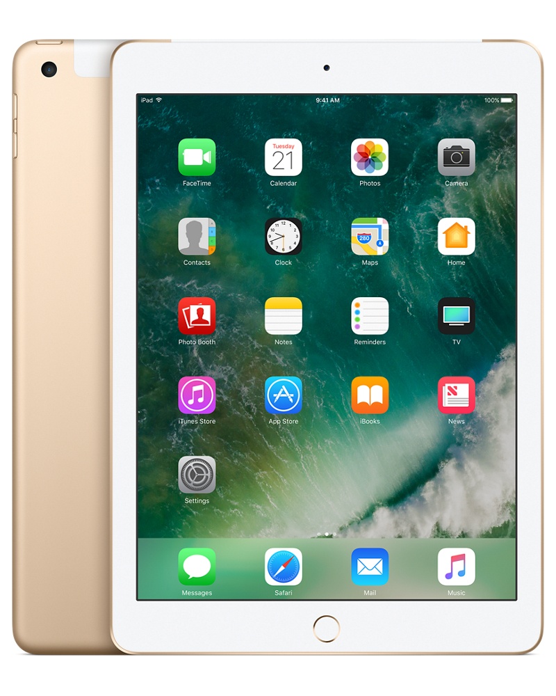 Apple iPad Retina 9.7", 128GB, WiFi + Cellular, Oro (Agosto 2017)