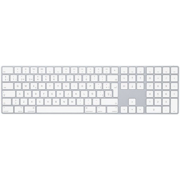 Apple Magic Keyboard, Bluetooth, Blanco, Español 
