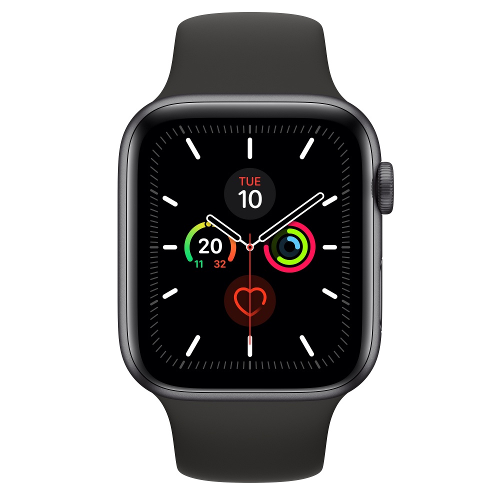 Apple Watch Series 5 GPS + Cell  OLED, Bluetooth 5.0, 44mm, Space Grey/Negro