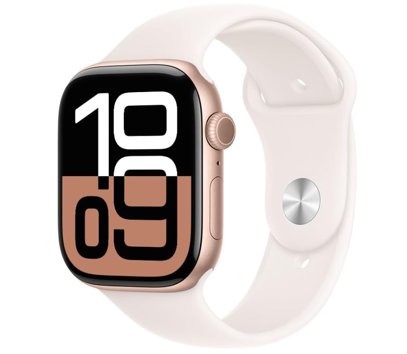 Apple Smartwatch Series 10, OLED, iOS, Oro Rosa - Resistente al Agua/Polvo/Golpes