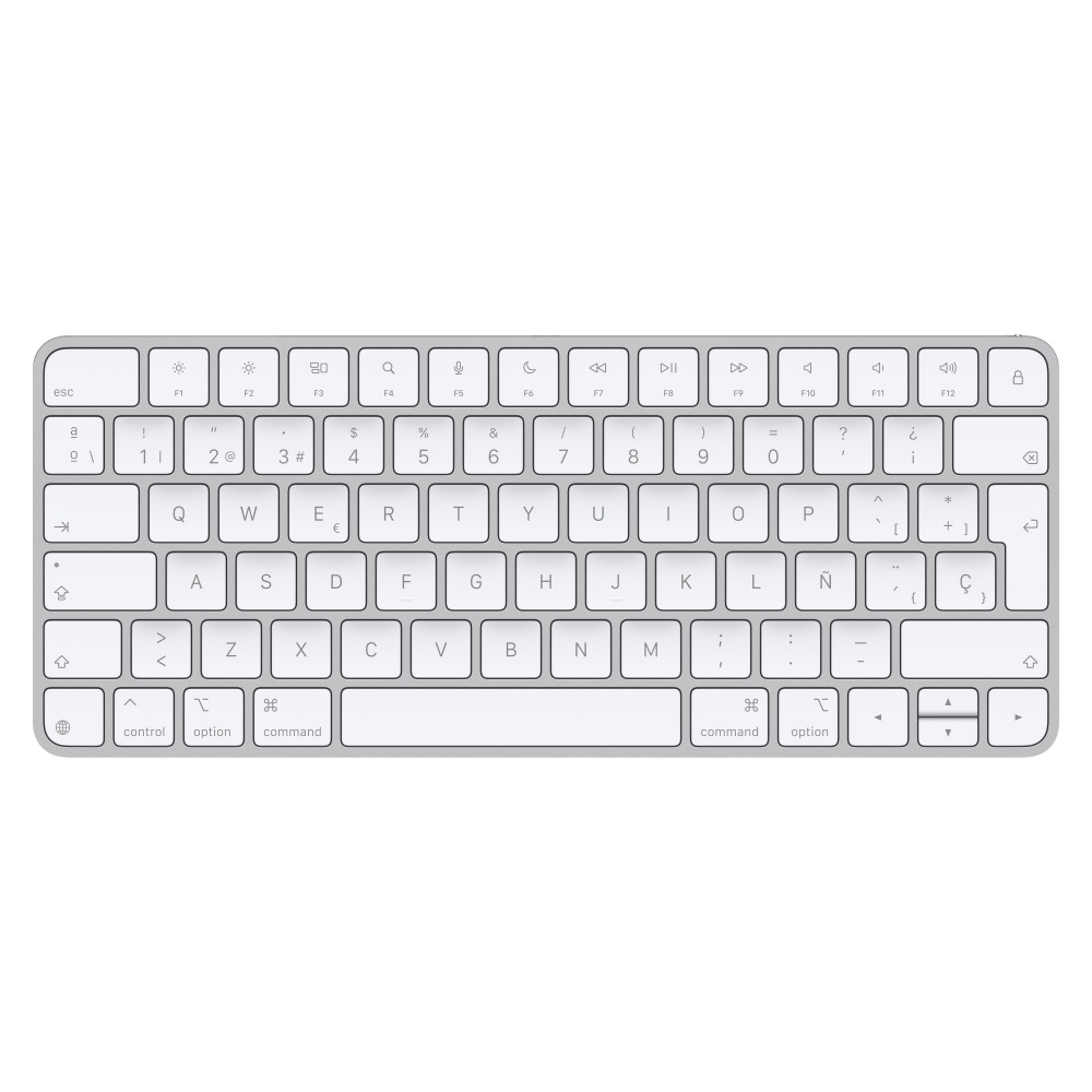 Apple Magic Keyboard MXCL3LZ/A, USB/Bluetooth, Blanco, Español