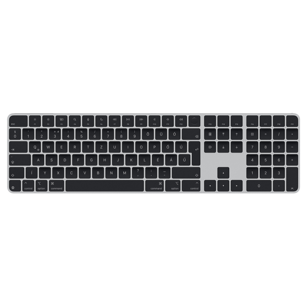 Apple Magic Keyboard Touch ID, USB/Bluetooth, Negro, Inglés