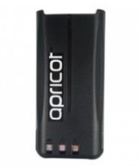 Apricot Batería para Radio A200K04, Li-Ion, 2000mAh, Negro