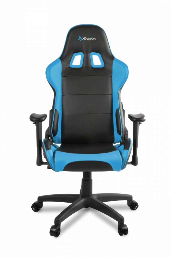 Arozzi Silla Gamer Verona V2, hasta 105Kg, Negro/Azul