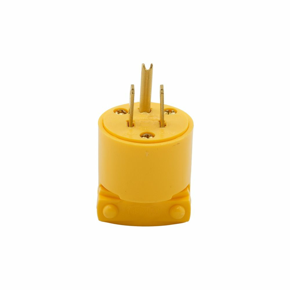 Arrow Hart Clavija Recta 4867-BOX, 15A, 127V, Nema 5-15P, Amarillo