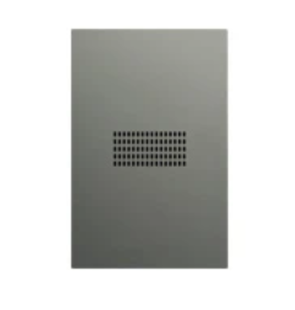 Artlite Placa para Pared APL-414, 1 Puerto, 1 Pieza, Gris
