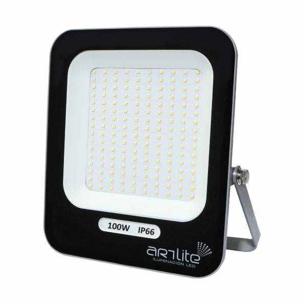 Artlite Reflector LED ARE-007, Luz Fría, 100W, 11000 Lúmenes, Negro