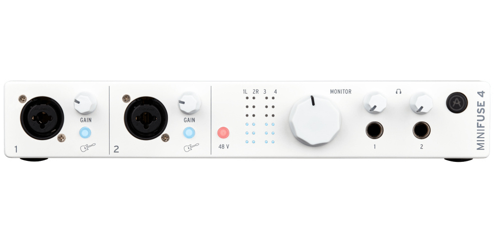 Arturia Interfaz de Audio MiniFuse 4, USB, XLR, Blanco