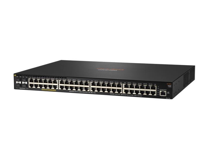 Switch Aruba Gigabit Ethernet 2930F 48 Puertos 4 SFP JL557A