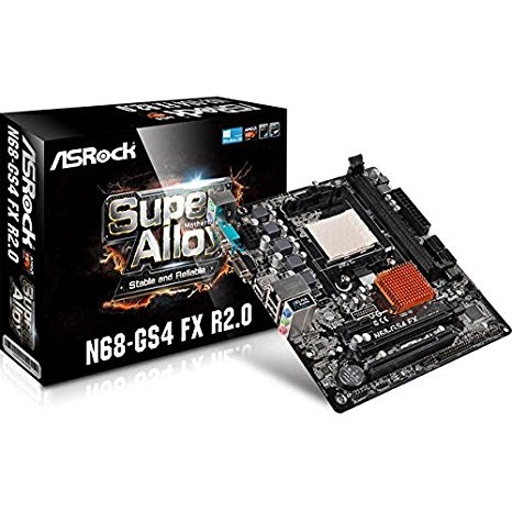 Tarjeta Madre ASRock Micro ATX N68-GS4 FX R2.0, S- AM3+, NVIDIA nForce 630a, 16GB DDR3 para AMD