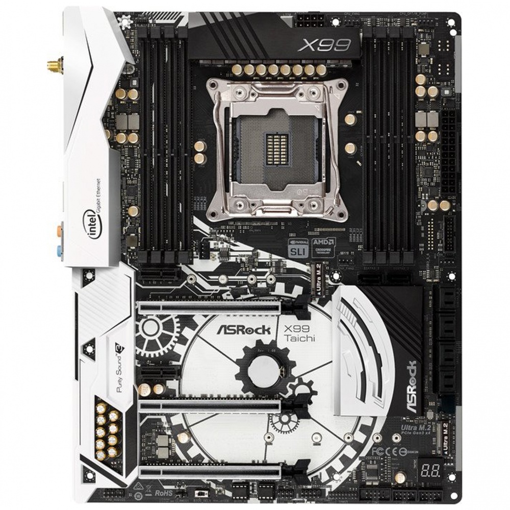 Tarjeta Madre ASRock ATX X99 Taichi, S-2011v3, Intel X99, 128GB DDR4 para Intel