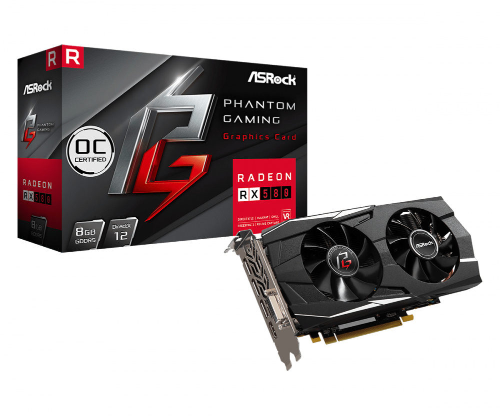 Tarjeta de Video ASRock AMD Radeon RX 580 Phantom Gaming D, 8GB 256-bit GDDR5, PCI Express x16 3.0