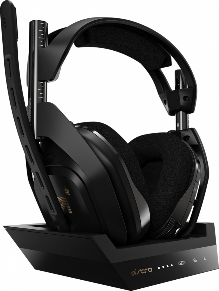 Astro Gaming Audífonos Gamer A50 para Xbox One/Xbox Series X|S, Inalámbrico, USB, Negro/Oro