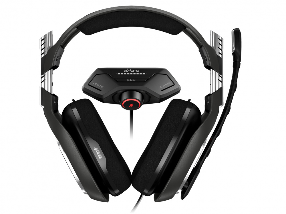 Astro Gaming Audífonos Gamer A40 TR para Xbox, Alámbrico, 2 Metros, 3.5mm, Negro/Plata ― Incluye Astro MixAmp M80