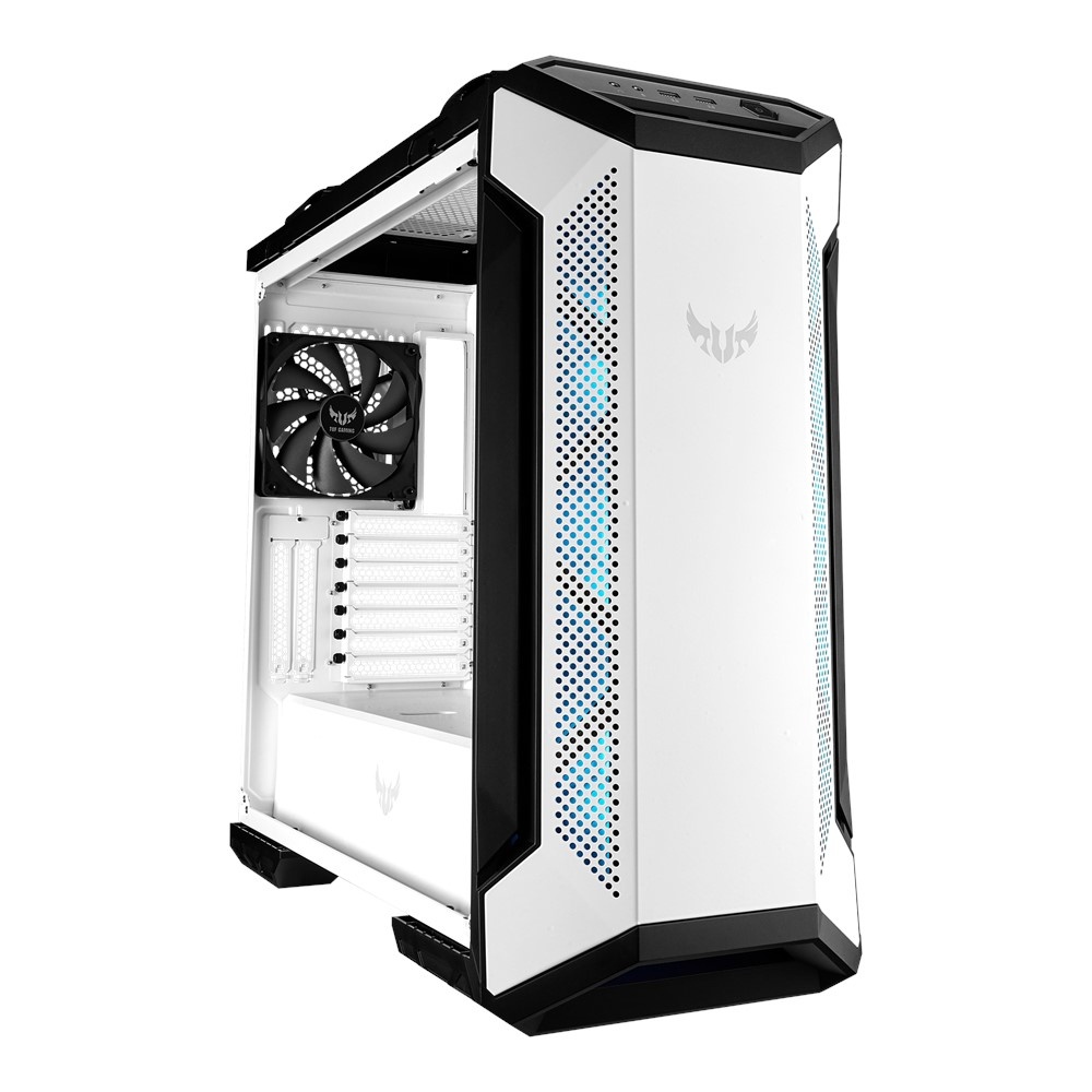 Gabinete ASUS TUF Gaming GT501, Midi-Tower, ATX/EATX/Micro-ATX/Mini-ITX, USB 3.0, sin Fuente, 4 Ventiladores Instalados, Blanco