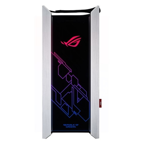 Gabinete ASUS ROG Strix Helios con Ventana RGB, Midi-Tower, ATX/EATX/Micro-ATX/Mini-ATX, USB 3.1, sin Fuente, 4 Ventiladores Instalados, Blanco