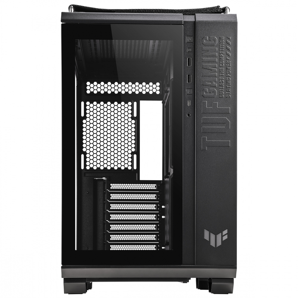 Gabinete ASUS TUF Gaming GT502, Midi-Tower, ATX/Micro-ATX/Mini-ITX, USB 3.0, sin Fuente, sin Ventiladores Instalados, Negro