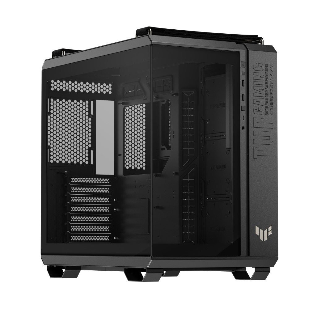 Gabinete ASUS TUF Gaming GT502 Horizon, Midi-Tower, ATX/Micro-ATX/ITX, USB 3.0, sin Fuente, sin Ventiladores Instalados, Negro