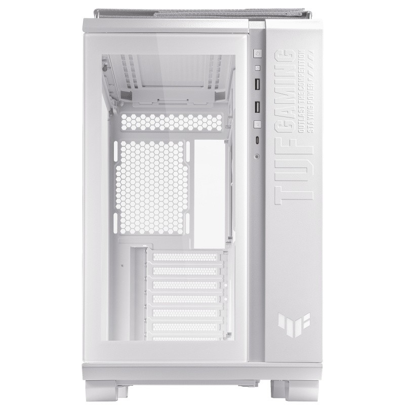 Gabinete ASUS TUF Gaming GT502, Midi-Tower, ATX/Micro-ATX/Mini-ITX, USB 3.0, sin Fuente, sin Ventiladores Instalados, Blanco