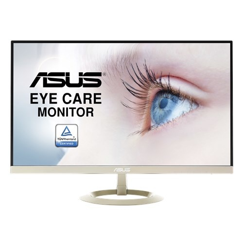Monitor ASUS VZ27AQ LED 27'', Quad HD, 75Hz, HDMI, Bocinas Integradas (2 x 3W), Negro/Oro
