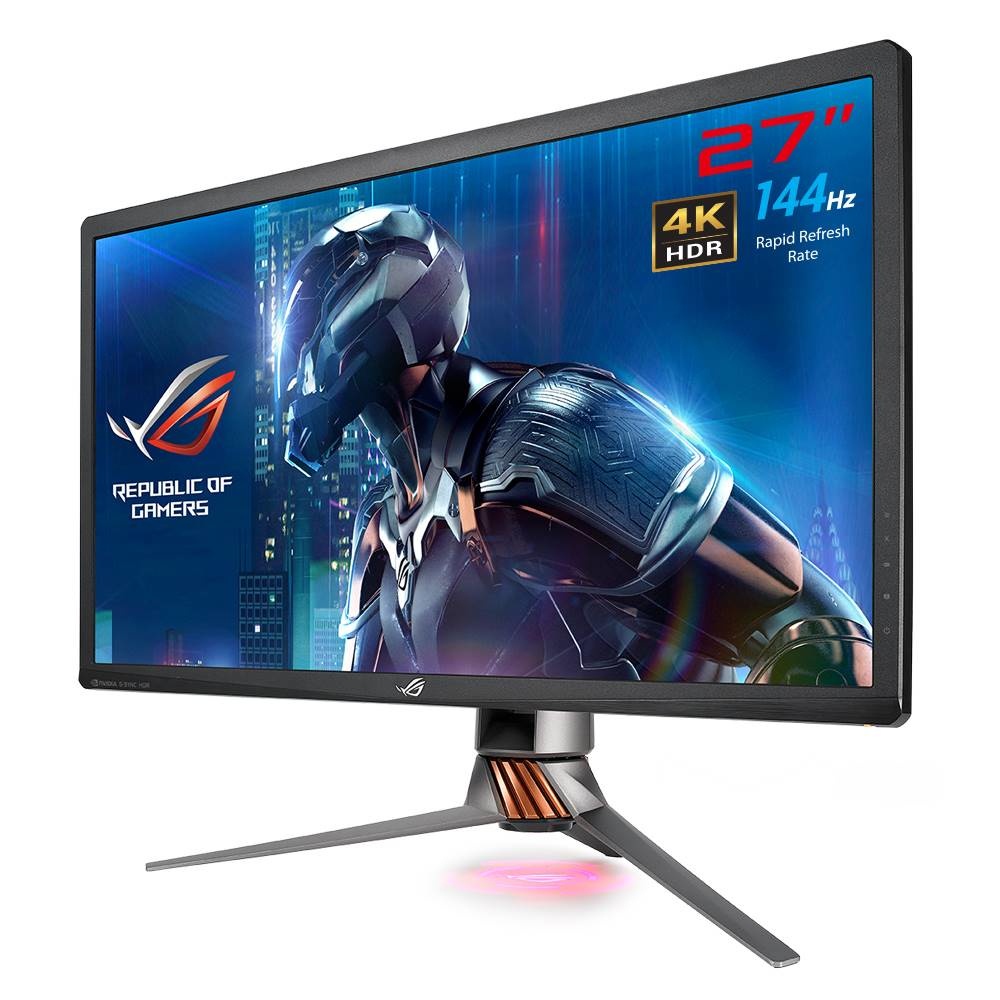 Monitor Gamer ASUS ROG Swift PG27UQ LED 27'', 4K Ultra HD, G-Sync, 144Hz, HDMI, Negro
