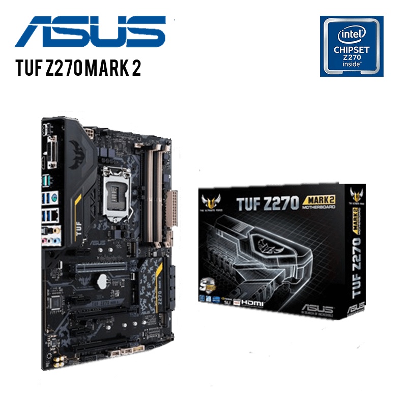 Tarjeta Madre ASUS ATX TUF Z270 MARK 2, S-1151, Intel Z270, HDMI, 64GB DDR4 para Intel