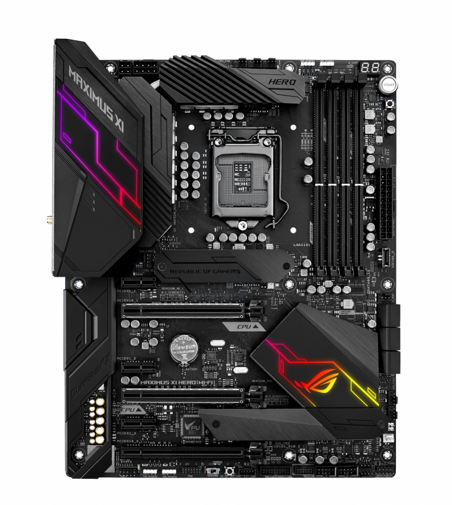 Tarjeta Madre ASUS ATX ROG MAXIMUS XI HERO (WI-FI), S-1151, Intel Z390, HDMI, 64GB DDR4 para Intel