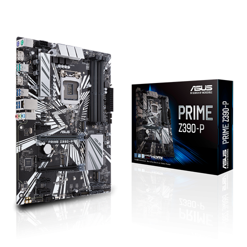 Tarjeta Madre ASUS ATX PRIME Z390-P, S-1151, Intel Z390, HDMI, 64GB DDR4 para Intel ― Compatibles solo con 8va y/o  9va Generación (Revisar modelos aplicables)