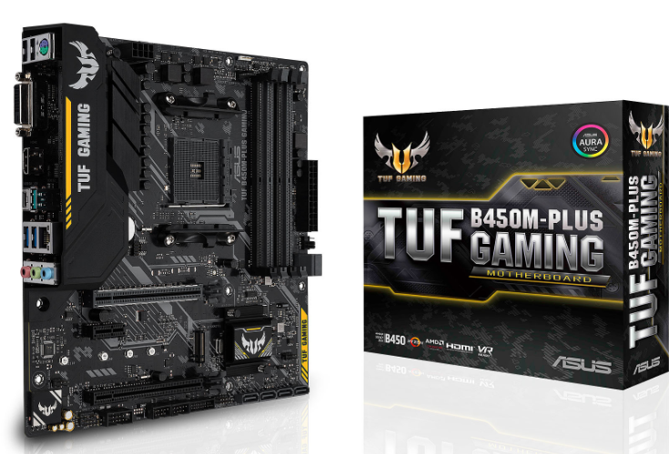 Tarjeta Madre ASUS micro ATX TUF B450M-PLUS GAMING, S-AM4, AMD B450, HDMI, 64GB DDR4 para AMD ― Requiere Actualización de BIOS para Ryzen Serie 5000