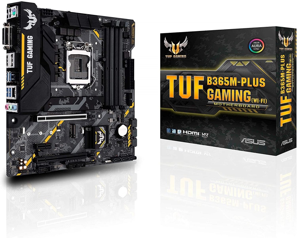 Tarjeta Madre ASUS micro ATX TUF B365M-Plus Gaming (WI-FI), S-1151, Intel B365, HDMI, 64GB DDR4 para Intel
