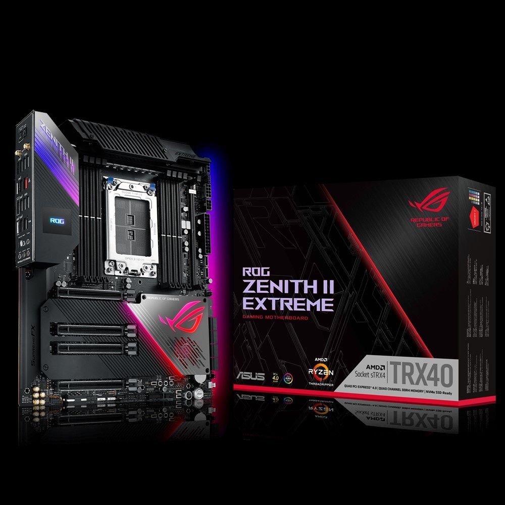 Tarjeta Madre ASUS ATX Extendida ROG Zenith II Extreme, S-sTRX4, AMD TRX40, 256GB DDR4