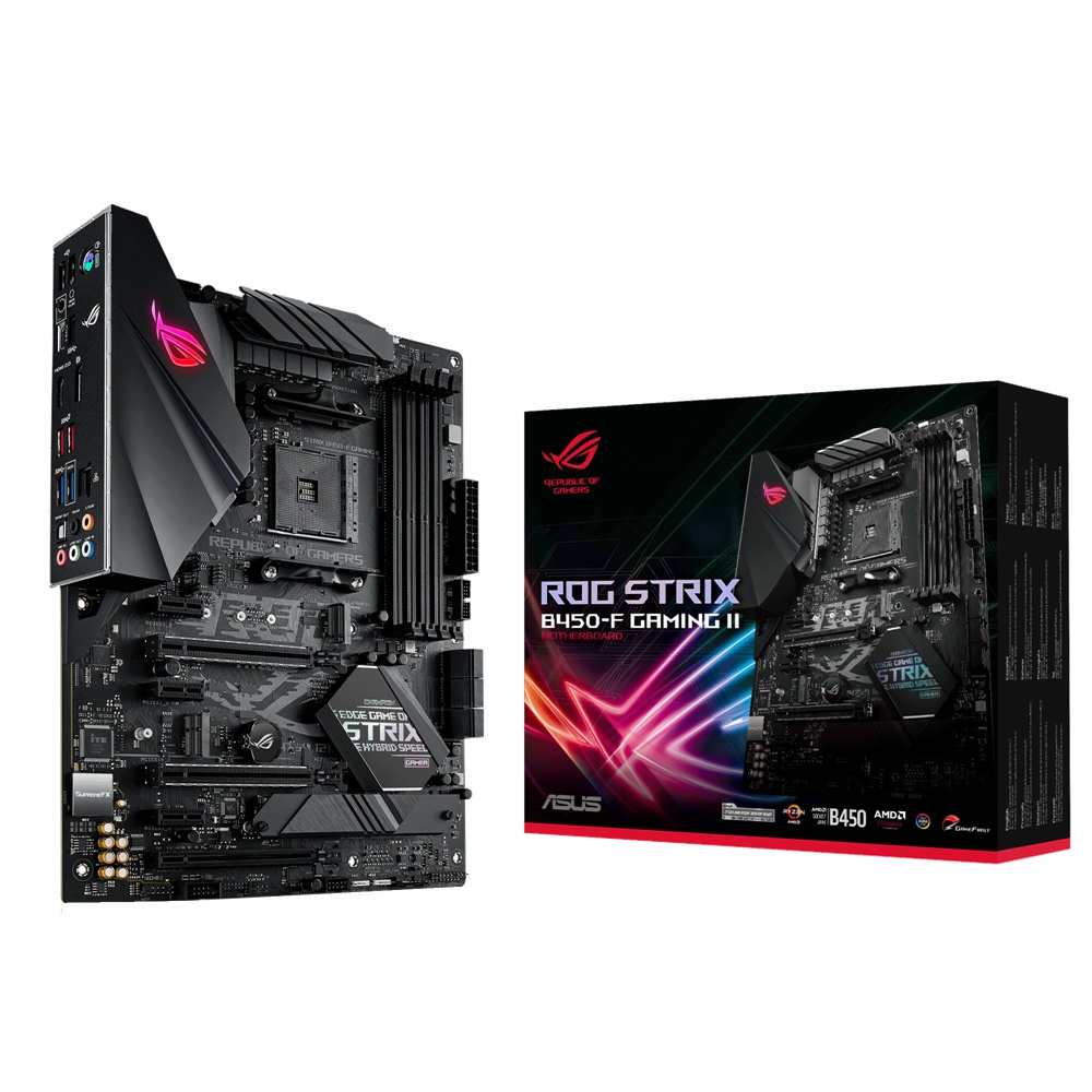 Tarjeta Madre ASUS ATX ROG STRIX B450-F GAMING II, AM4, AMD B450, HDMI, 128GB DDR4 para AMD ― Requiere Actualización de BIOS para Ryzen Serie 5000