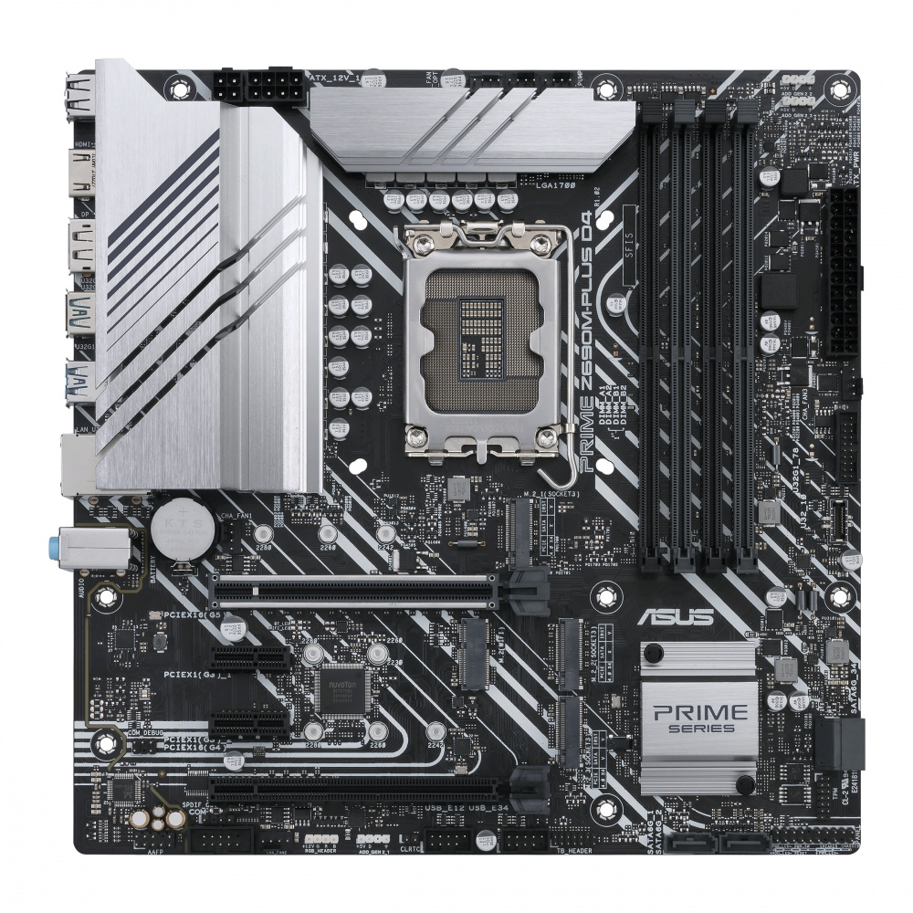 Tarjeta Madre ASUS Micro ATX Prime Z690M-PLUS D4, S-1700, Intel Z690, HDMI, 128GB DDR4 para Intel ― Requiere Actualización de BIOS para Procesadores Intel 13va. Generación