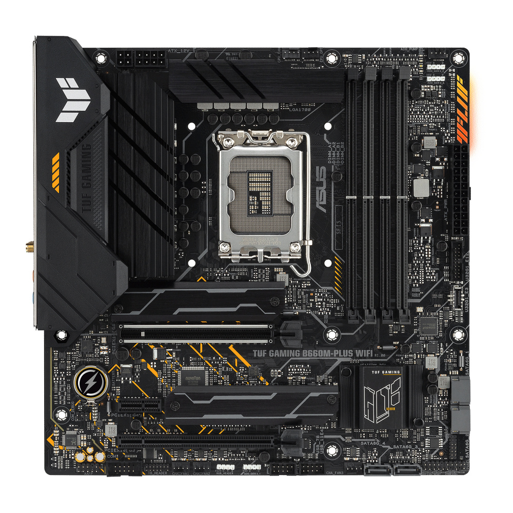 Tarjeta Madre ASUS Micro ATX TUF GAMING B660M-PLUS WIFI D4, S-1700, Intel B660, HDMI, 128GB DDR4 para Intel l B660, HDMI, 128GB DDR4 para Intel ― Requiere Actualización de BIOS para Procesadores Intel 13va. Generación
