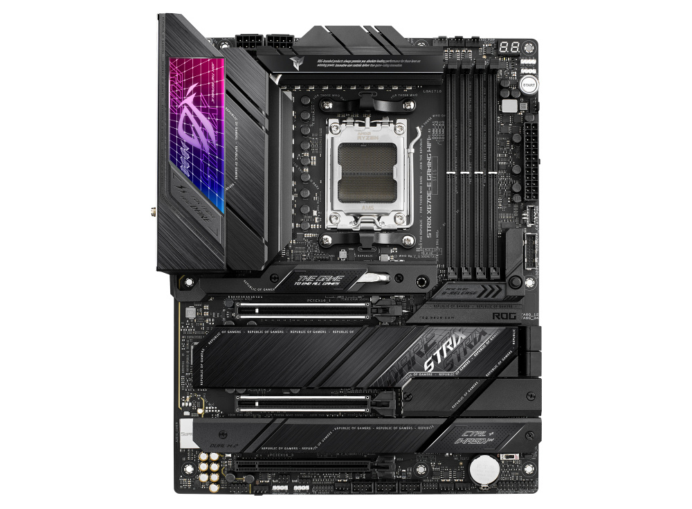 Tarjeta Madre ASUS ROG Strix X670E-E Gaming WiFi, ATX, Socket AM5, AMD X670, 128GB DDR5, HDMI/DP para AMD 