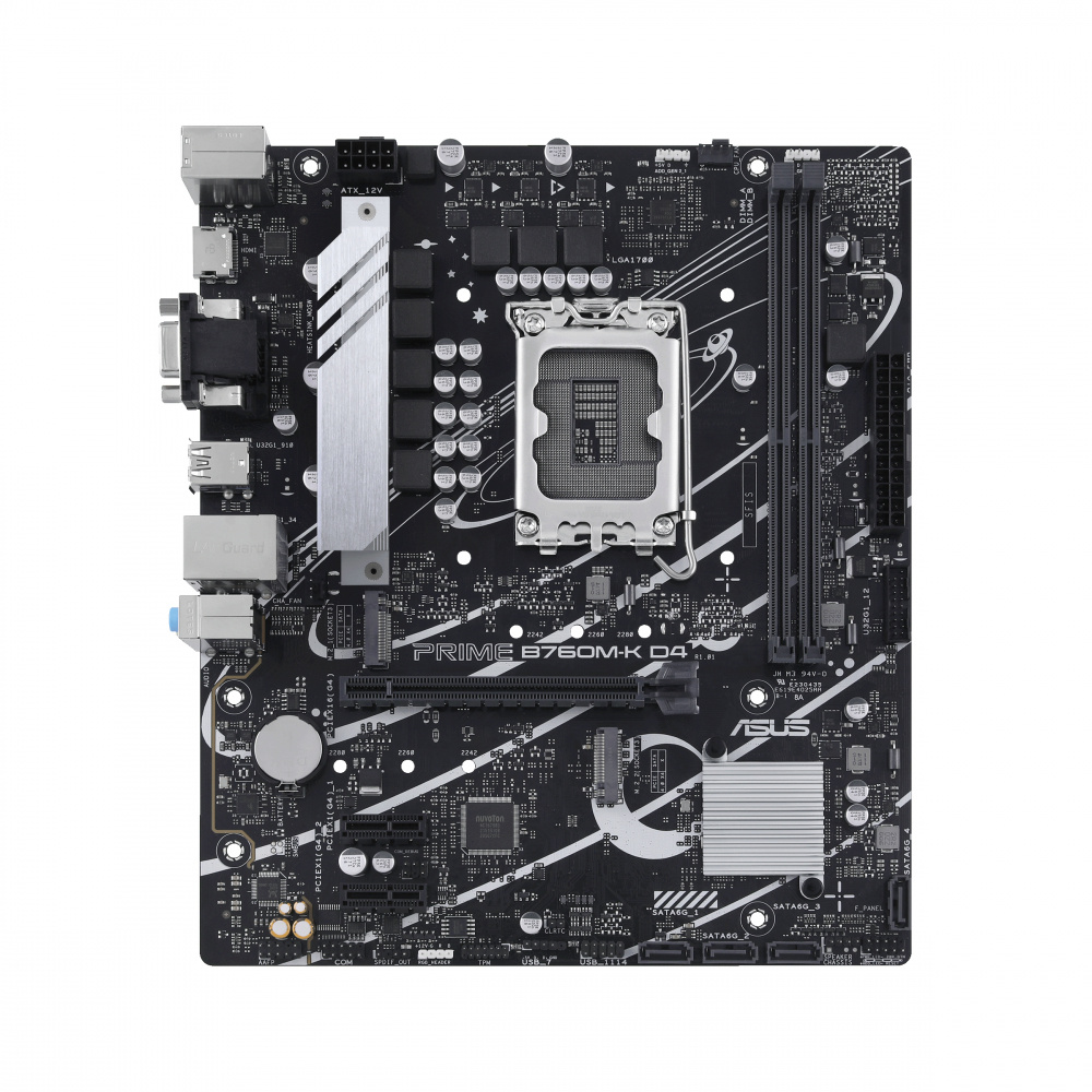 Tarjeta Madre ASUS PRIME B760M-K D4, Micro-ATX, LGA 1700, Intel B760, 64GB DDR4, HDMI para Intel 
