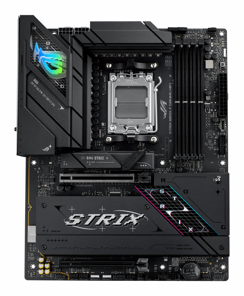 Tarjeta Madre ASUS ROG STRIX B850-F GAMING WIFI, ATX, Socket AM5, AMD B850, 192GB DDR5, HDMI/DP para AMD